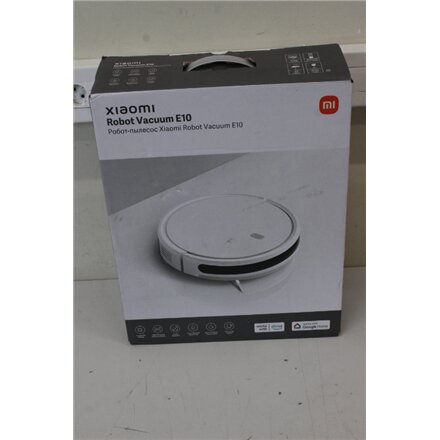 SALE OUT. , Xiaomi , Robot Vacuum , E10 EU , Wet&Dry , 2600 mAh , Dust capacity 0.4 L , White , USED