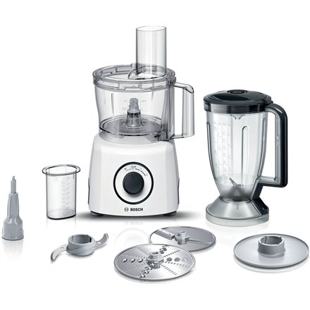 Bosch Food Processor , MCM3230W MultiTalent 3 , 800 W , Number of speeds 2 , Bowl capacity 2.3 L , White