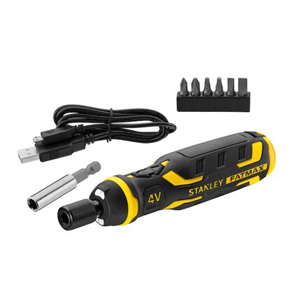 Stanley , FATMAX 4V Power Assist Screwdriver , Yellow/Black