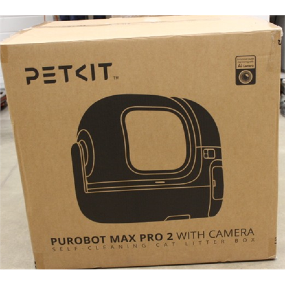 SALE OUT. PETKIT Automatic Cat Litter Box , Purobot Max Pro 2 , White , USED, DIRTY, MISSING INNER PACKAGING , 24 month(s)