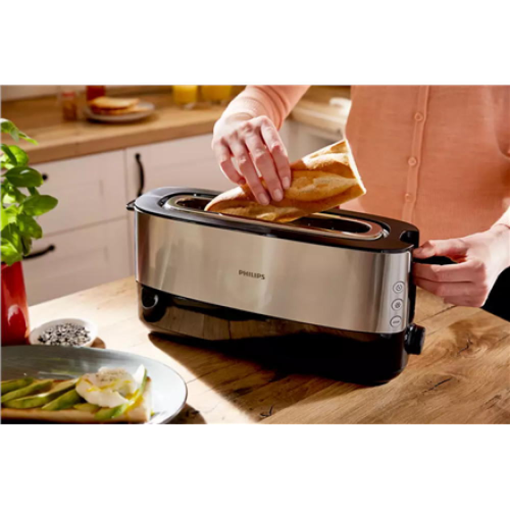 Philips , Toaster , HD2692/90 Viva Collection , Power 950 W , Number of slots 2 , Housing material Metal/Plastic , Black