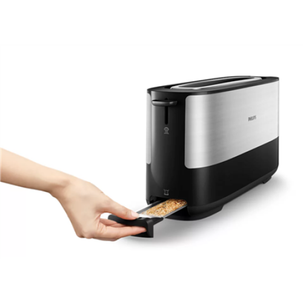 Philips , Toaster , HD2692/90 Viva Collection , Power 950 W , Number of slots 2 , Housing material Metal/Plastic , Black
