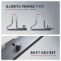 AXAGON STND-VG vertical stand for laptops and tablets , Adjustable width , 10-17.3 , Grey