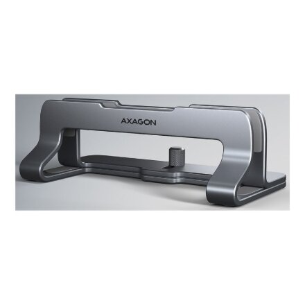 AXAGON STND-VG vertical stand for laptops and tablets , Adjustable width , 10-17.3 , Grey