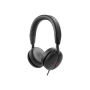 Dell , Pro Wired On-Ear Headset , WH5024 , Built-in microphone , USB Type-A , Black , ANC