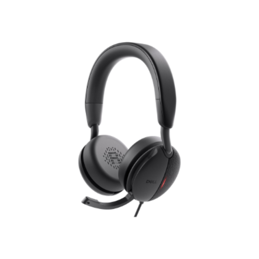 Dell , Pro Wired On-Ear Headset , WH5024 , Built-in microphone , USB Type-A , Black , ANC