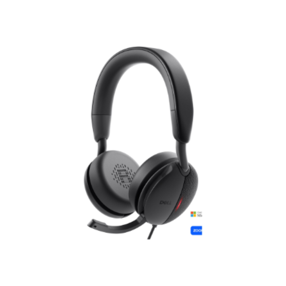 Dell , Pro Wired On-Ear Headset , WH5024 , Built-in microphone , USB Type-A , ANC , Black