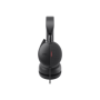 Dell , Pro Wired On-Ear Headset , WH5024 , Built-in microphone , USB Type-A , Black , ANC