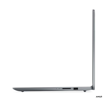 Lenovo IdeaPad Slim 3 15AMN8 , Arctic Grey , 15.6 , TN , FHD , 1920 x 1080 pixels , Anti-glare , AMD Ryzen 3 , 7320U , 16 GB , Soldered LPDDR5 , Solid-state drive capacity 512 GB , AMD Radeon 610M Graphics , Windows 11 Home , 802.11ax , Bluetooth version 
