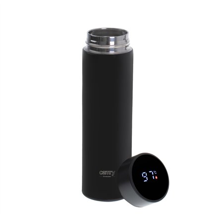Adler , Thermal Flask , CR 4507bk , Capacity 0.473 L , Material Stainless steel/Silicone , Black