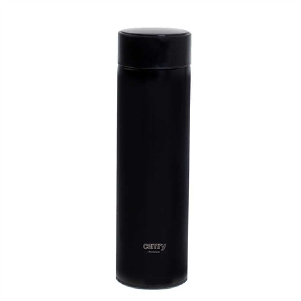 Adler , Thermal Flask , CR 4507bk , Capacity 0.473 L , Material Stainless steel/Silicone , Black