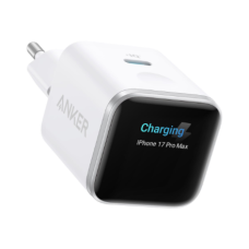Anker Nano Charger 45W, Smart Display, White Anker Nano Charger 45W, Smart Display, White