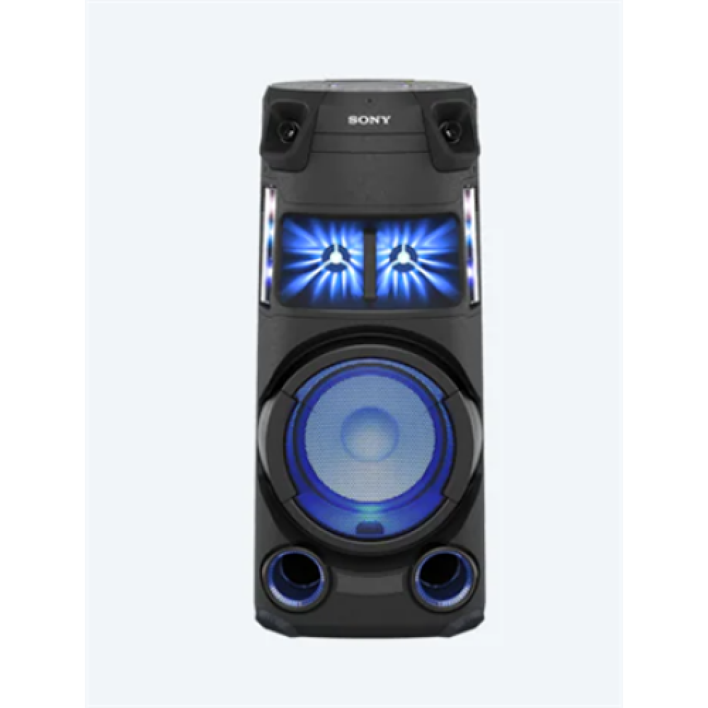 Sony MHC-V43D High Power Audio System with Bluetooth , Sony , High Power Audio System , MHC-V43D , AUX in , Bluetooth , CD player , FM radio , Near Field Communication (NFC) , Wireless connection