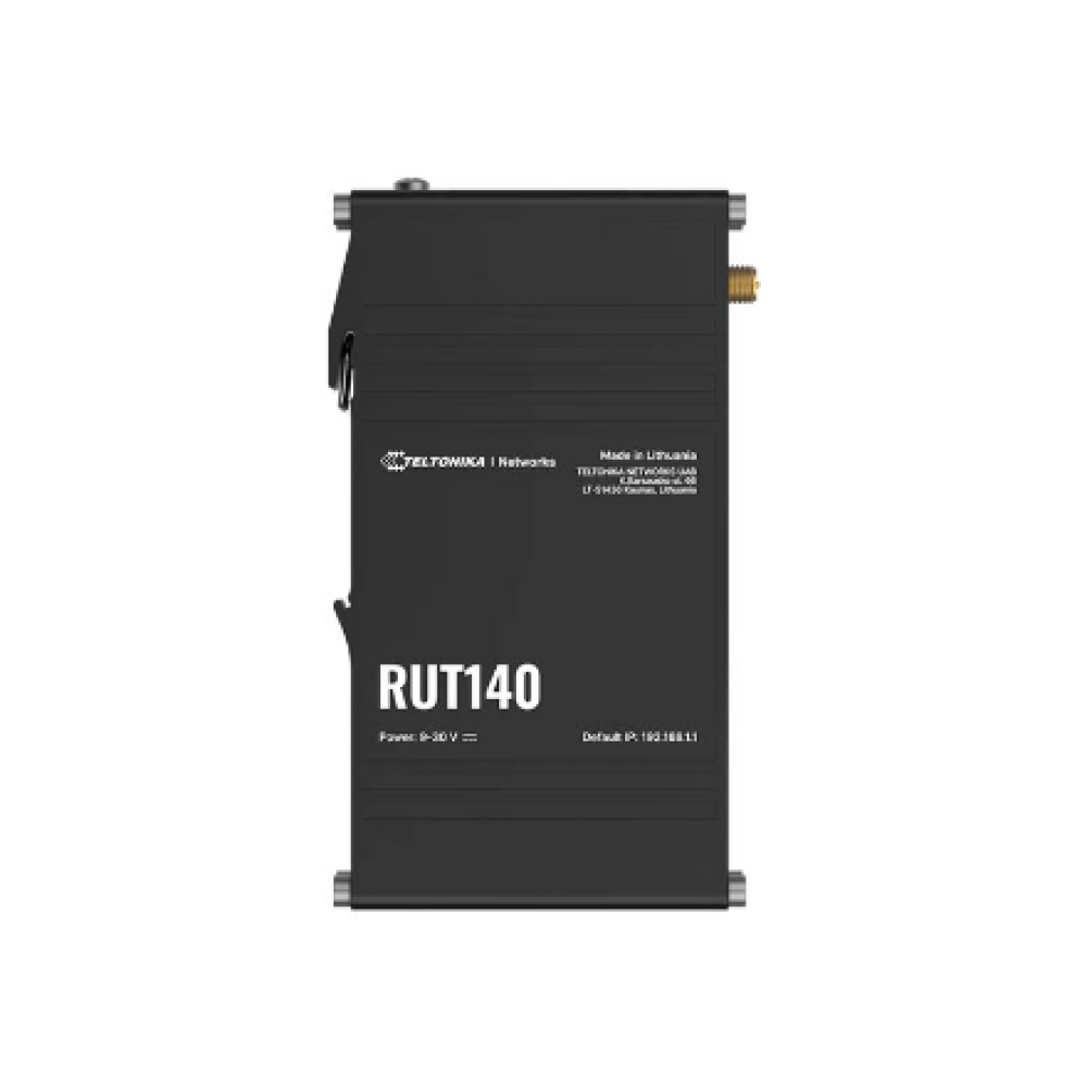 Ethernet Router , RUT140 , 802.11n , 10/100 Mbit/s , Ethernet LAN (RJ-45) ports 1 , Mesh Support Yes , MU-MiMO No , No mobile broadband