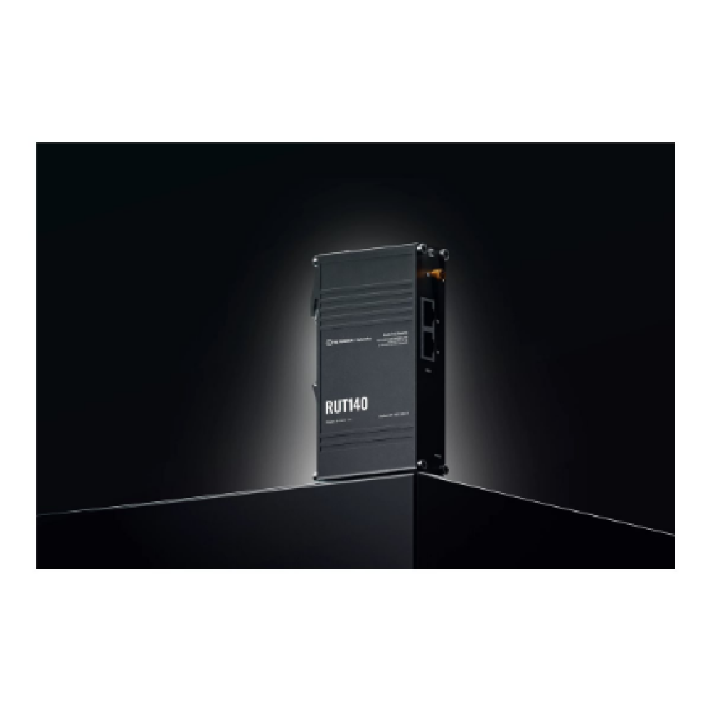 Ethernet Router , RUT140 , 802.11n , 10/100 Mbit/s , Ethernet LAN (RJ-45) ports 1 , Mesh Support Yes , MU-MiMO No , No mobile broadband