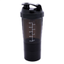 Pure2Improve , Bottle Shaker, 500 ml , Black