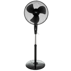 Adler , Fan , AD 7323b , Stand Fan , Black , Diameter 40 cm , Number of speeds 3 , Oscillation , 90 W , No