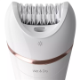 Philips Epilator BRE740/10 Operating time (max) 40 min, Wet & Dry, White, Cordless