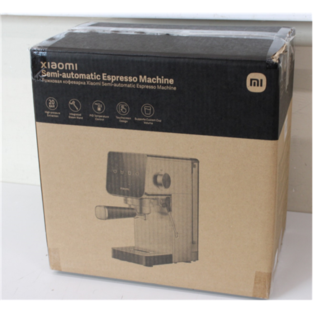 SALE OUT. Xiaomi Espresso Machine , Pump pressure 20 bar , Built-in milk frother , Semi-automatic , 1350 W , Silver/Black , UNPACKED, SCRATCHED ON CORPUS AND ACCESSORIES