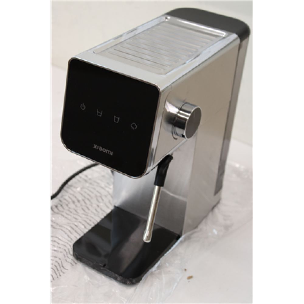 SALE OUT. Xiaomi Semi-automatic Espresso Machine , Xiaomi Espresso Machine , Pump pressure 20 bar , Built-in milk frother , Semi-automatic , 1350 W , Silver/Black , UNPACKED, SCRATCHES, MISSING SINGLE-CUP POWDER BOWL