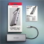 AXAGON Multi port USB-C 10Gbps hub , HMC-6G2L