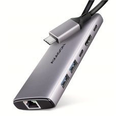 AXAGON Multi port USB-C 10Gbps hub , HMC-6G2L