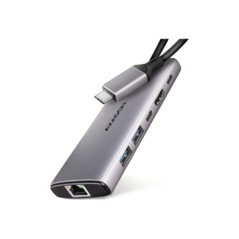 AXAGON Multi port USB-C 10Gbps hub , HMC-6G2L