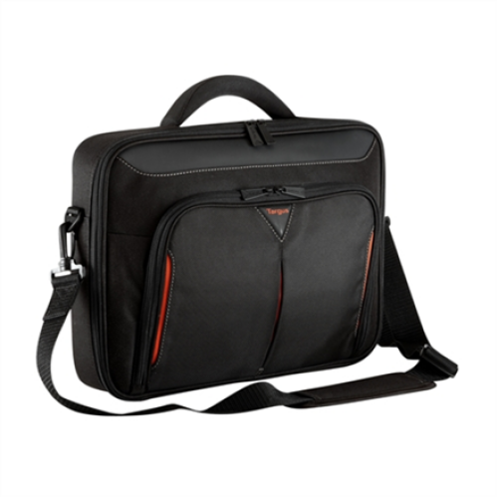 Targus Classic+ Fits up to size 15.6 , Black/Red, Shoulder strap, Messenger - Briefcase