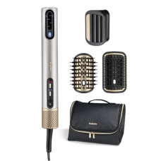 BABYLISS , Hair styling comb , Air Wand AS6555E , Ion conditioning , Number of heating levels 4 , 1600 W , Chrome