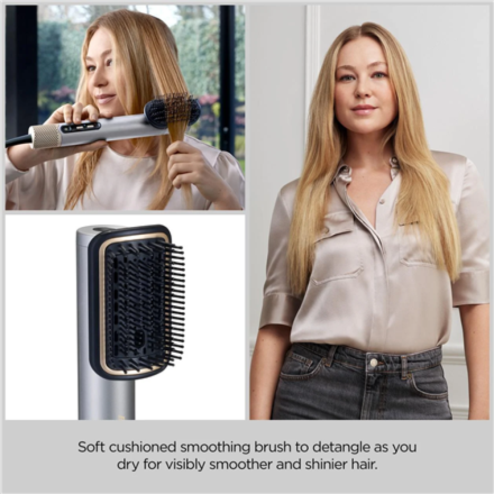 BABYLISS , Hair styling comb , Air Wand AS6555E , Ion conditioning , Number of heating levels 4 , 1600 W , Chrome