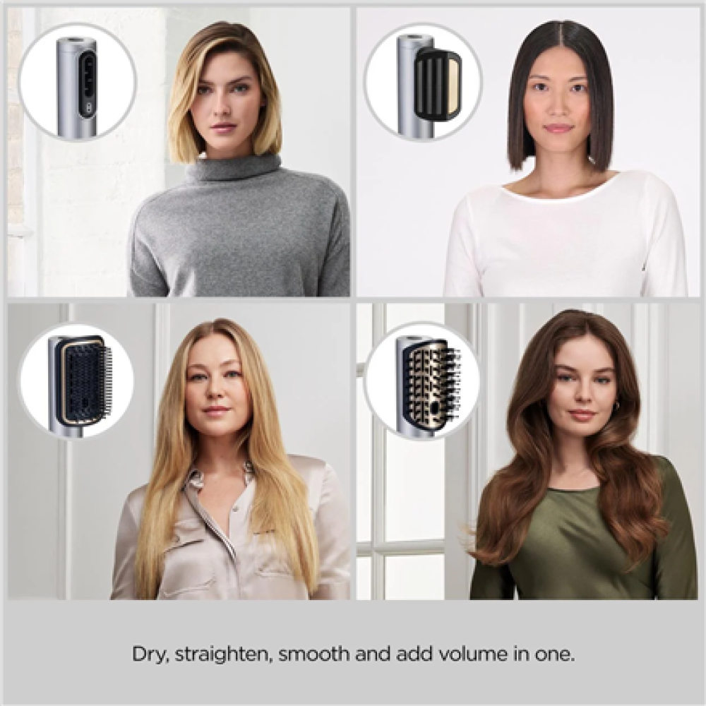 BABYLISS , Hair styling comb , Air Wand AS6555E , Ion conditioning , Number of heating levels 4 , 1600 W , Chrome