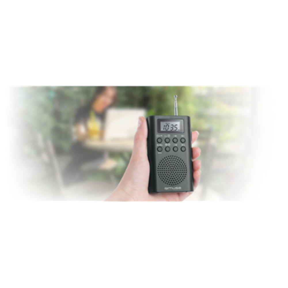 Muse , Pocket radio , M-03R , Black