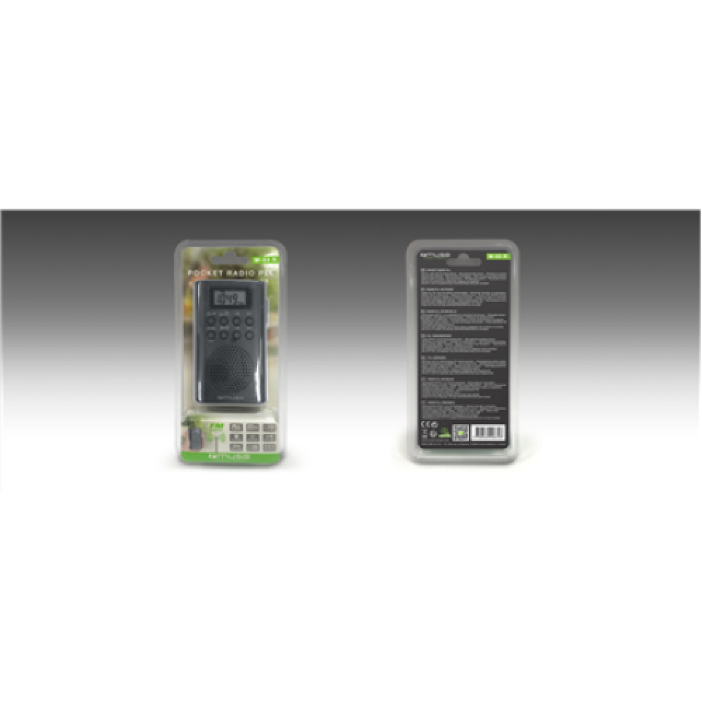 Muse , Pocket radio , M-03R , Black
