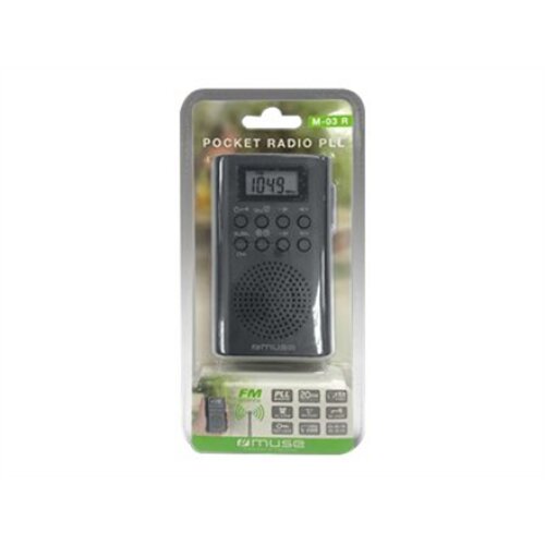 Muse , Pocket radio , M-03R , Black