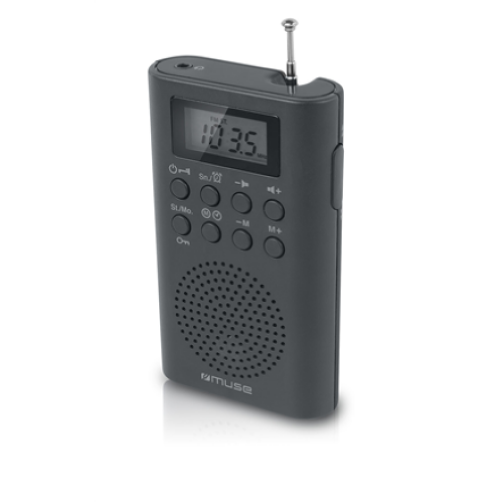 Muse , Pocket radio , M-03R , Black