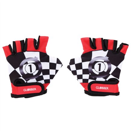 Globber Cycling Gloves Racing, 528-102 , Red