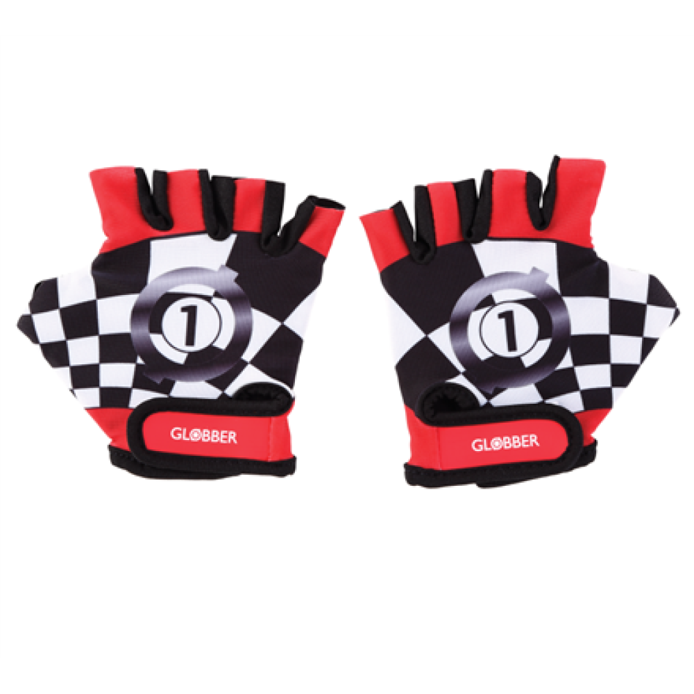 Globber Cycling Gloves Racing, 528-102 , Red