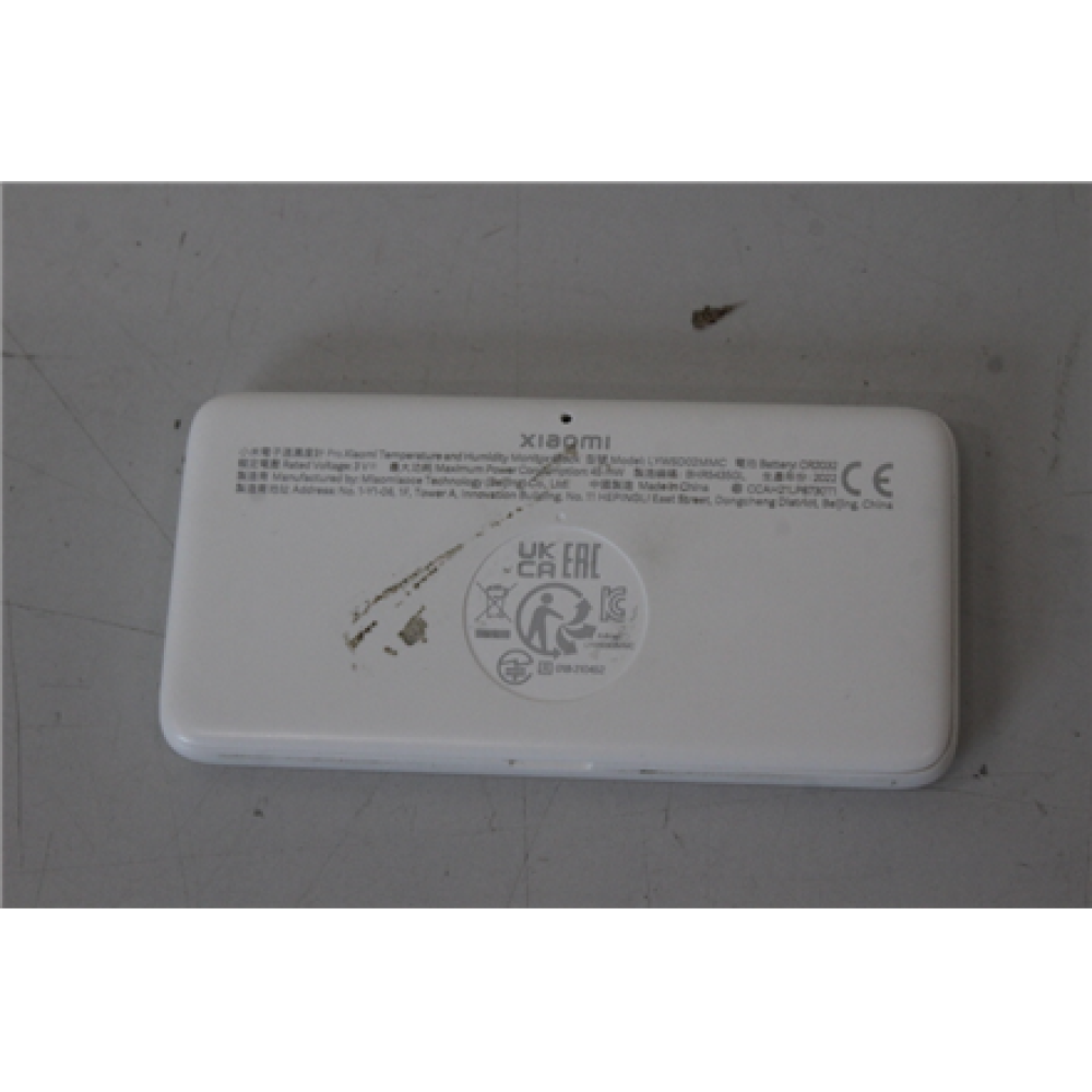 SALE OUT. Xiaomi Mi Temerature and Humidity Monitor Pro , Xiaomi Mi Temerature and Humidity Monitor Pro , White , USED