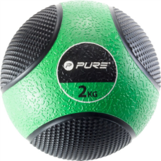 Pure2Improve , Medicine Ball, 2 kg , Black/Green