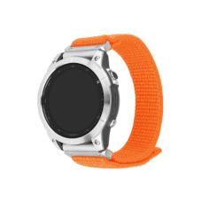 Fixed , Sporty Strap for Garmin QuickFit 26mm , 160-210 mm , Orange , Nylon