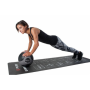 Pure2Improve Exercise Mat (182 X 61 X 0.4 cm) Black, PVC (Polyvinylchloride)