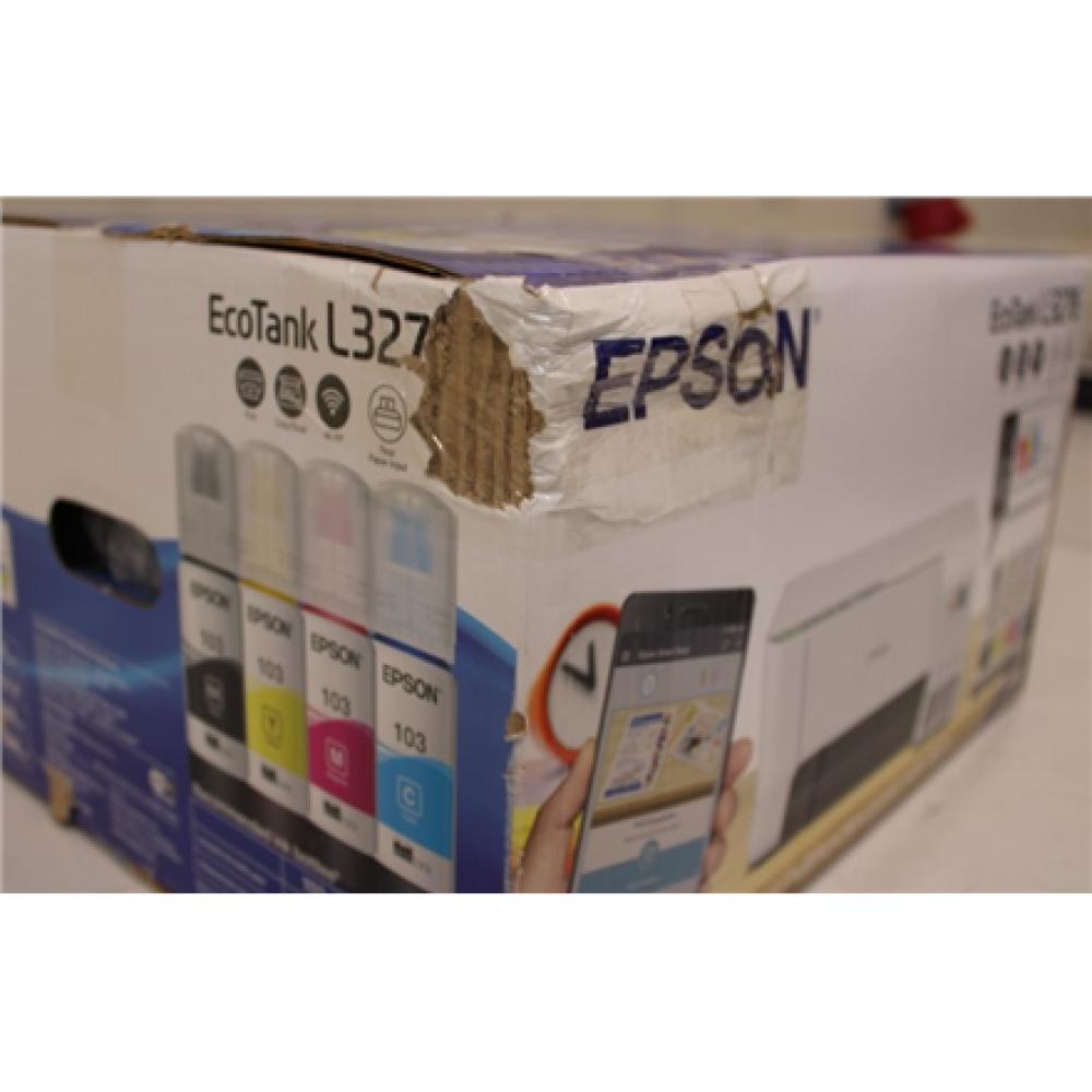 SALE OUT. Epson EcoTank L3276 3-in-1 colour, Print, Scan, Copy , Epson Multifunctional Printer , EcoTank L3276 , Inkjet , Colour , 3-in-1 , A4 , Wi-Fi , White , DAMAGED PACKAGING
