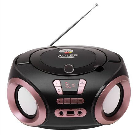 Adler , CD-MP3 Boombox , AD 1181 , Speakers , USB connectivity , FM