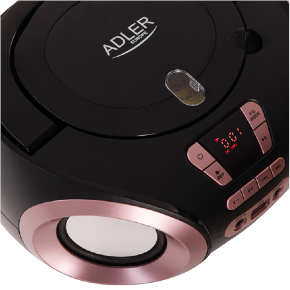 Adler , CD-MP3 Boombox , AD 1181 , Speakers , USB connectivity , FM