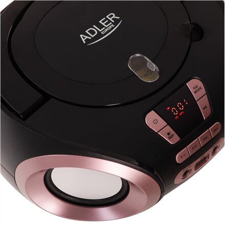 Adler , CD-MP3 Boombox , AD 1181 , Speakers , USB connectivity , FM
