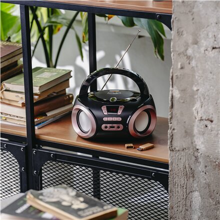 Adler , CD-MP3 Boombox , AD 1181 , Speakers , USB connectivity , FM