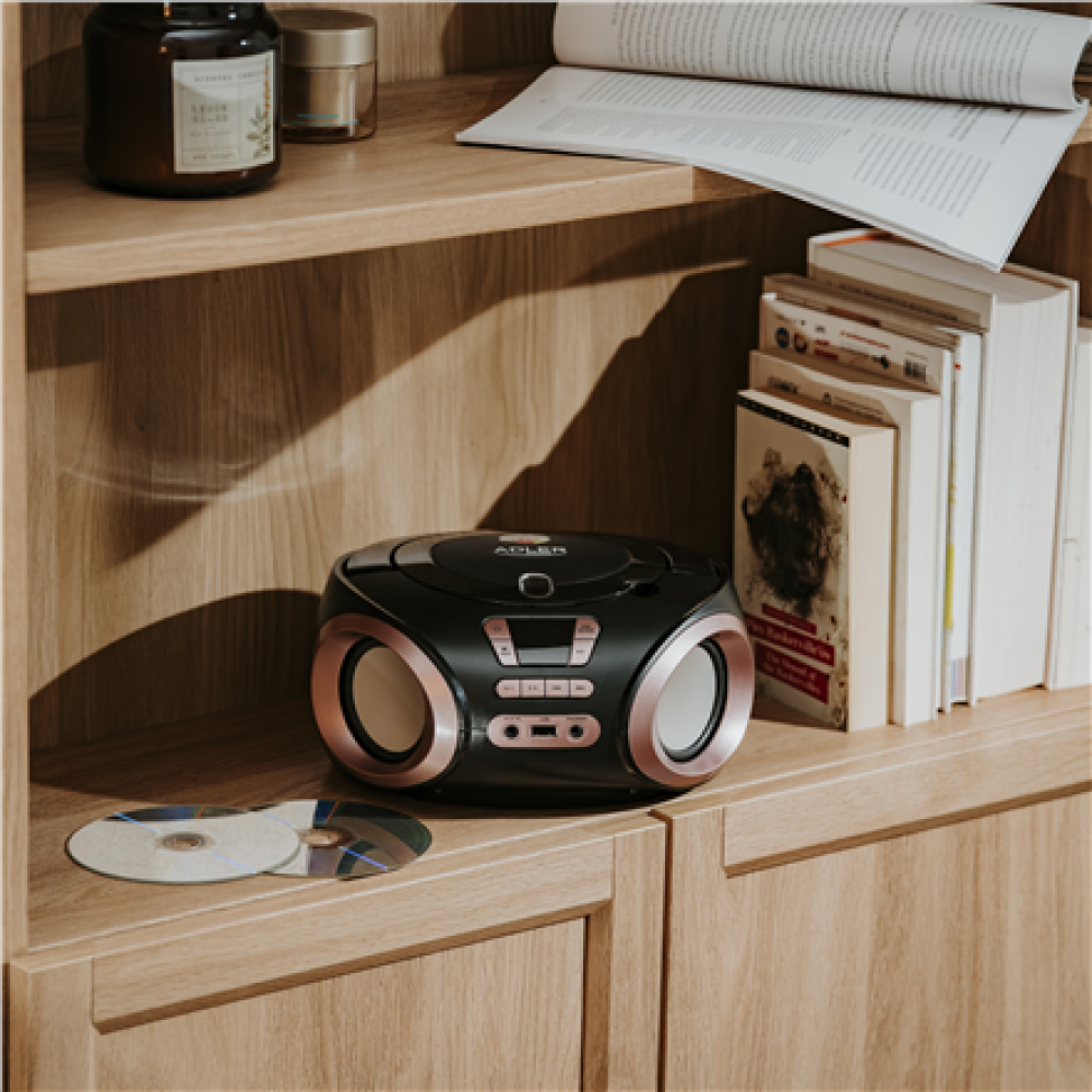 Adler , CD-MP3 Boombox , AD 1181 , Speakers , USB connectivity , FM