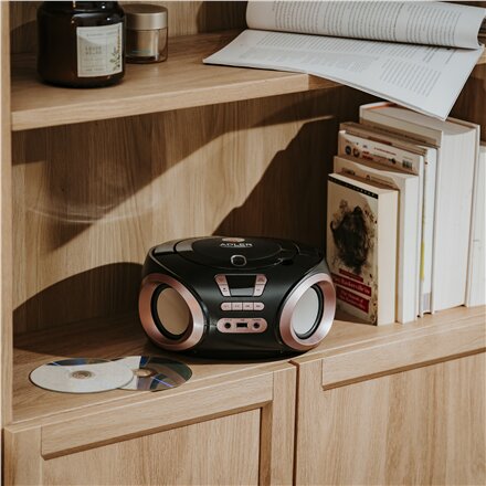 Adler , CD-MP3 Boombox , AD 1181 , Speakers , USB connectivity , FM