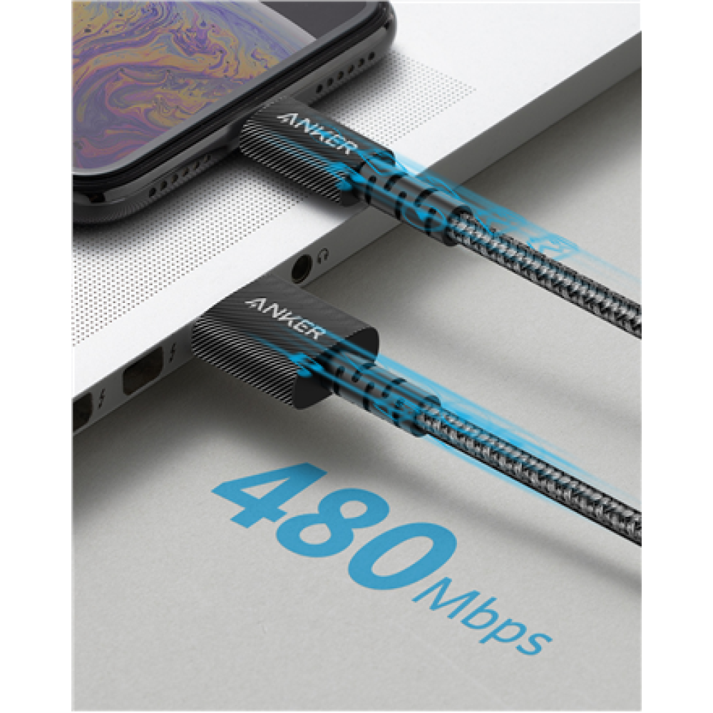 Anker PowerLine Select Cable, Black , A8013H12 , USB-A to Lightning