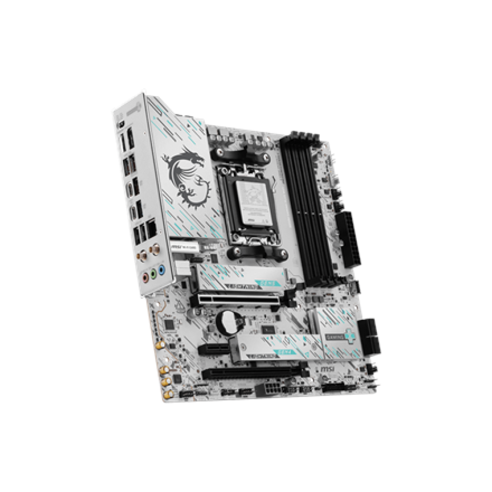 MSI B850M GAMING PLUS WIFI , Processor family AMD , Processor socket AM5 , DDR5 , Supported hard disk drive interfaces SATA, M.2 , Number of SATA connectors 4